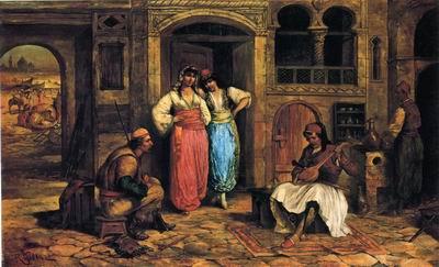 unknow artist Arab or Arabic people and life. Orientalism oil paintings 598 Germany oil painting art